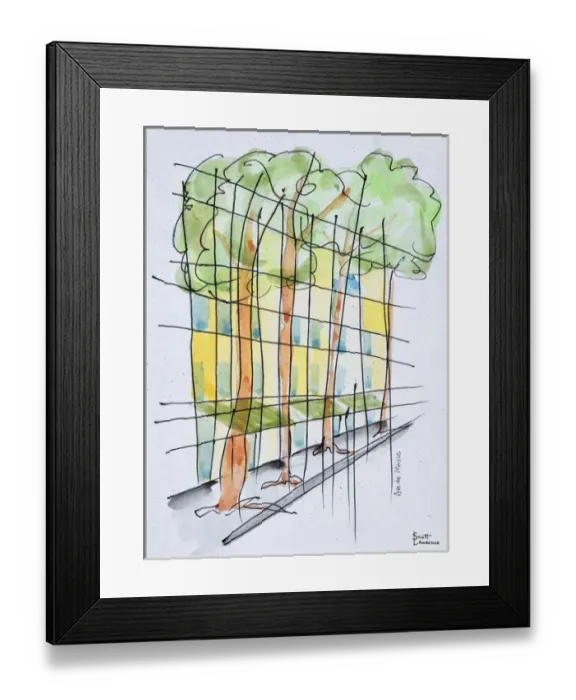 Framed Print : Artwork by Scott Lawrence
