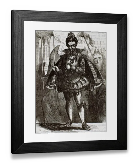 Framed Print : HENRY III of France (1551-1589). King of France (1574-1589). Elected King of Poland (1573)