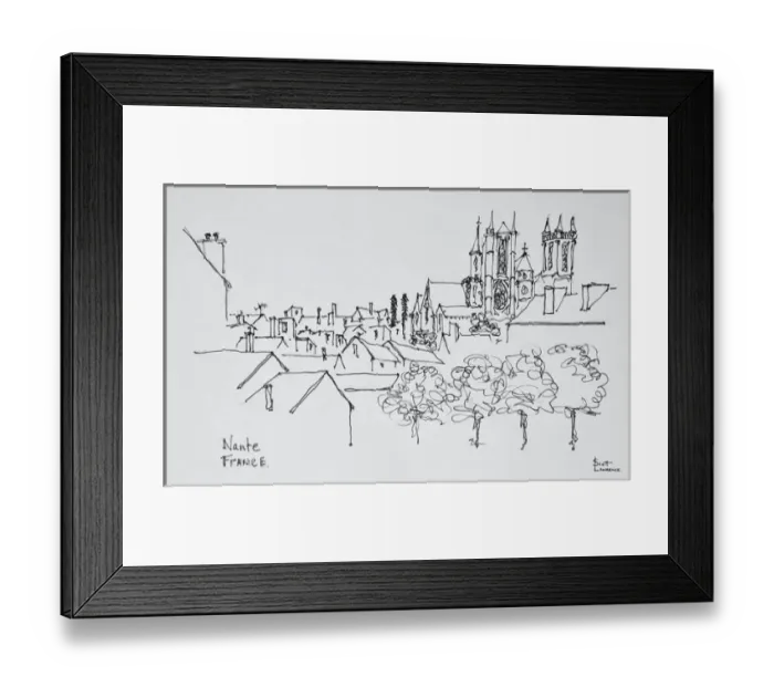Framed Print : Artwork by Scott Lawrence