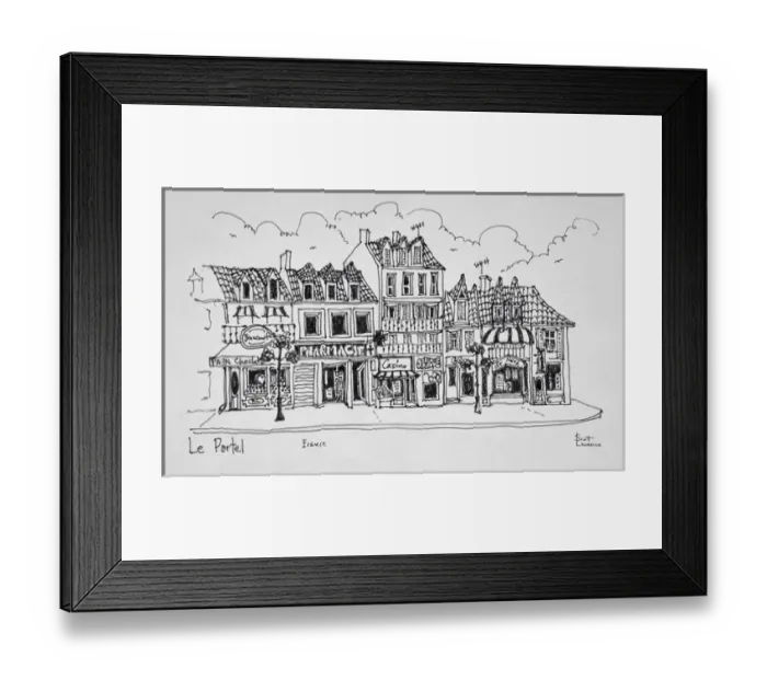 Framed Print : Artwork by Scott Lawrence