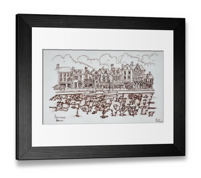 Framed Print : Artwork by Scott Lawrence Framed Print : Artwork by Scott Lawrence