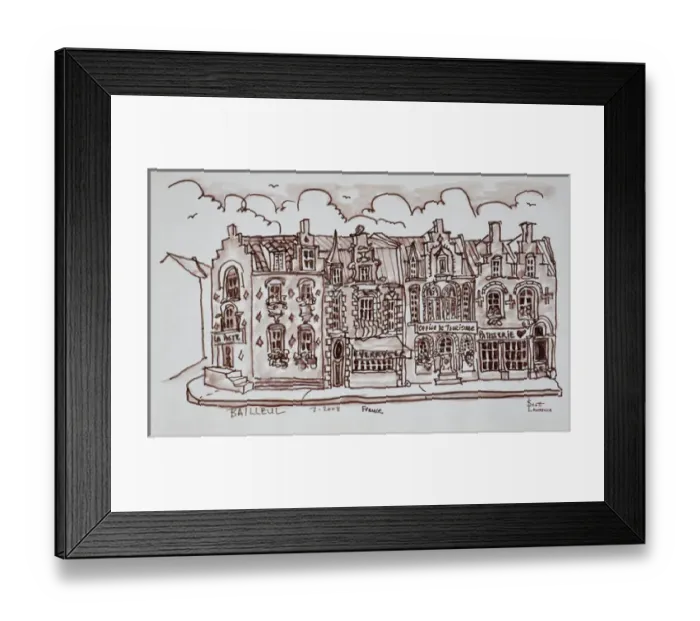 Framed Print : Artwork by Scott Lawrence Framed Print : Artwork by Scott Lawrence