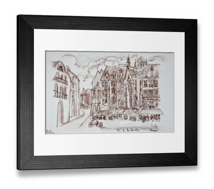 Framed Print : Artwork by Scott Lawrence Framed Print : Artwork by Scott Lawrence