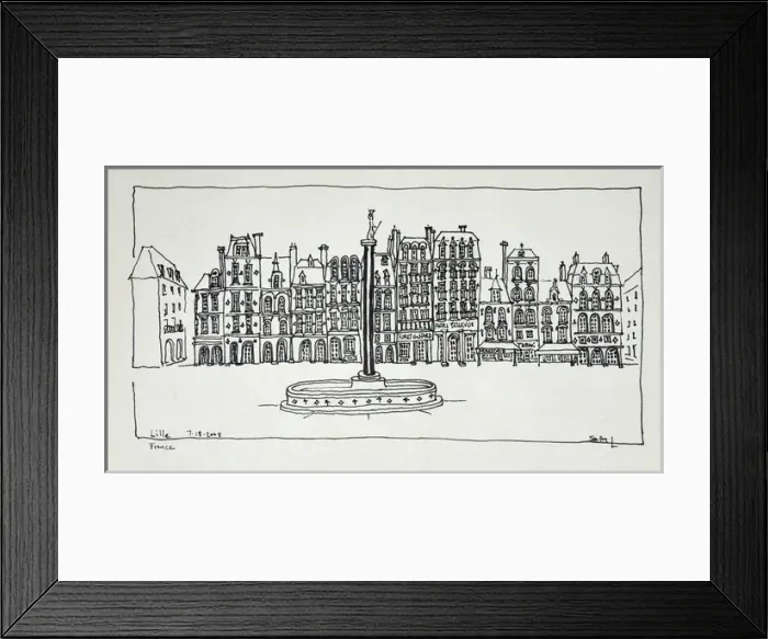 Framed Print : Artwork by Scott Lawrence
