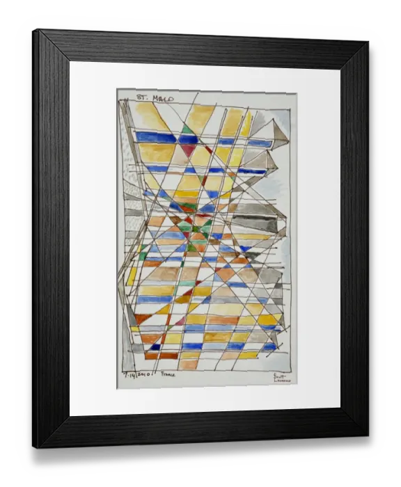 Framed Print : Artwork by Scott Lawrence