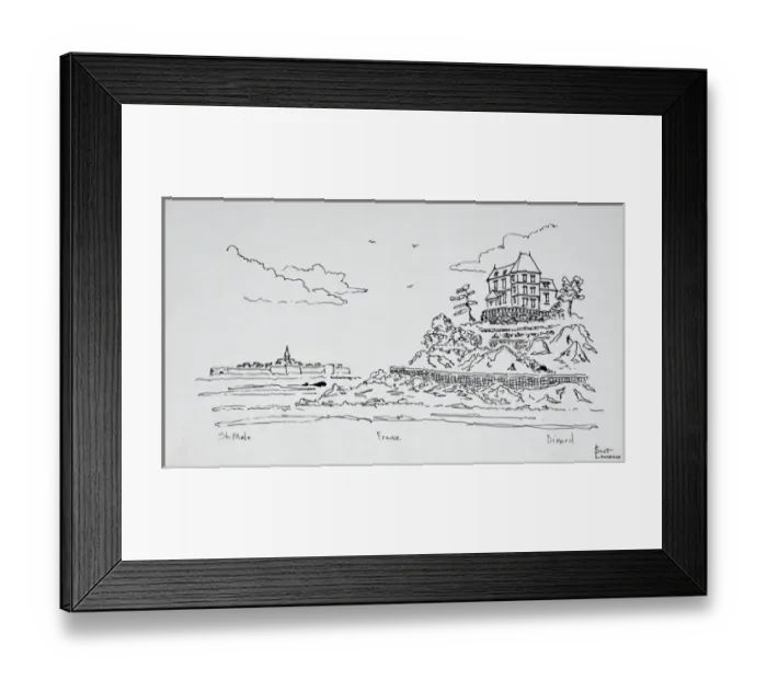 Framed Print : Artwork by Scott Lawrence