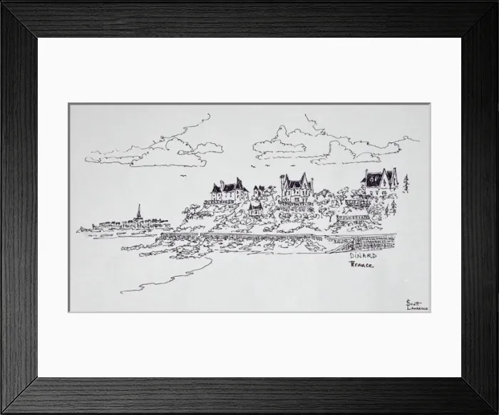 Framed Print : Artwork by Scott Lawrence Framed Print : Artwork by Scott Lawrence