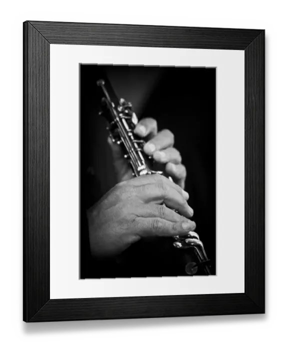 Framed Print : flute being played in black and white by gypsy Framed Print : flute being played in black and white by gypsy