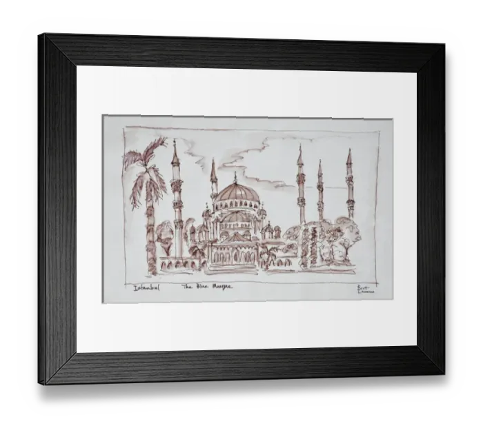 Framed Print : Artwork by Scott Lawrence
