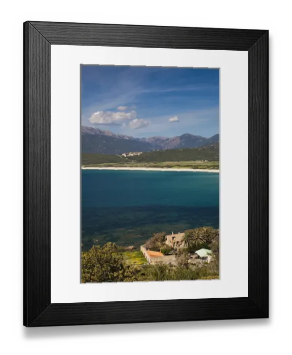 Framed Print : France, Corsica, Corse-du-Sud Department, Corsica South Coast Region, Portigliolo Framed Print : France, Corsica, Corse-du-Sud Department, Corsica South Coast Region, Portigliolo