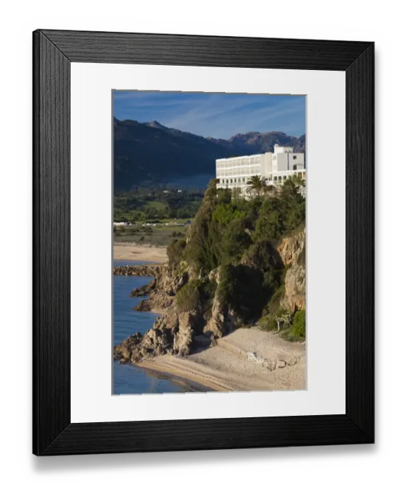 Framed Print : France, Corsica, Corse-du-Sud Department, Corsica South Coast Region, Propriano, beach and hotels Framed Print : France, Corsica, Corse-du-Sud Department, Corsica South Coast Region, Propriano, beach and hotels