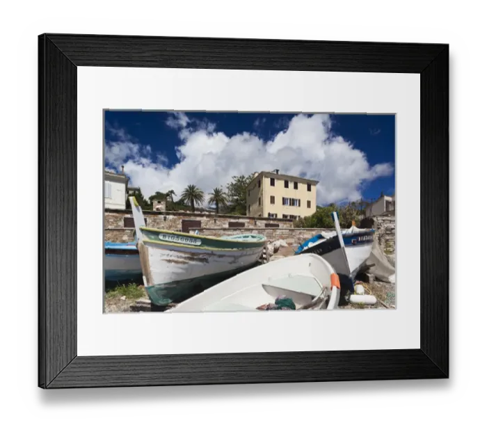 Framed Print : France, Corsica, Haute-Corse Department, Le Cap Corse, Erbalunga, town harbor Framed Print : France, Corsica, Haute-Corse Department, Le Cap Corse, Erbalunga, town harbor