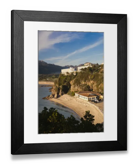 Framed Print : France, Corsica, Corse-du-Sud Department, Corsica South Coast Region, Propriano, beach and hotels Framed Print : France, Corsica, Corse-du-Sud Department, Corsica South Coast Region, Propriano, beach and hotels