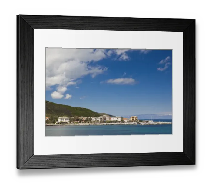 Framed Print : France, Corsica, Haute-Corse Department, Le Cap Corse, Santa Severa, town view Framed Print : France, Corsica, Haute-Corse Department, Le Cap Corse, Santa Severa, town view