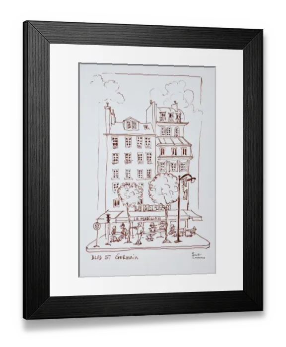 Framed Print : Artwork by Scott Lawrence