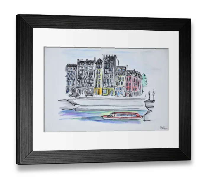 Framed Print : Artwork by Scott Lawrence