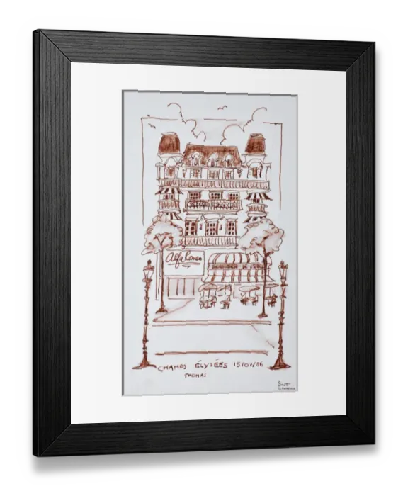 Framed Print : Artwork by Scott Lawrence