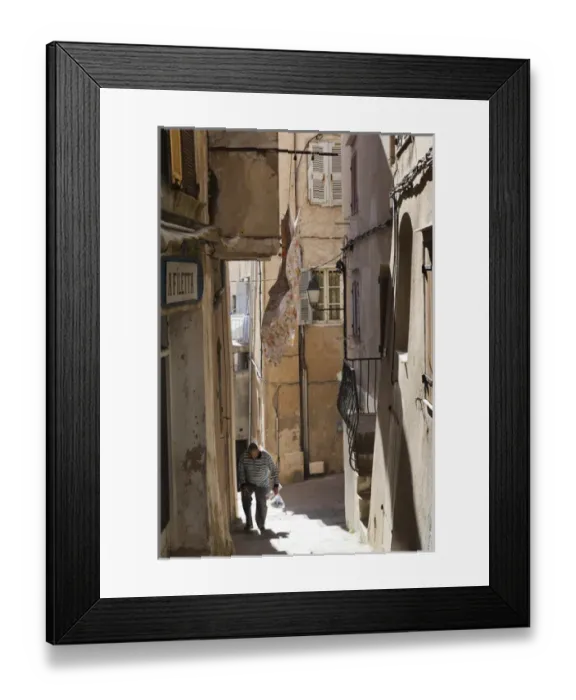 Framed Print : France, Corsica, Corse-du-Sud Department, Corsica South Coast Region, Bonifacio, Haut Ville Framed Print : France, Corsica, Corse-du-Sud Department, Corsica South Coast Region, Bonifacio, Haut Ville
