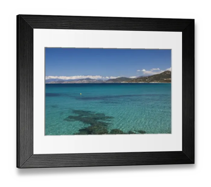 Framed Print : France, Corsica, Haute-Corse Department, La Balagne Region, Ile Rousse, water view Framed Print : France, Corsica, Haute-Corse Department, La Balagne Region, Ile Rousse, water view