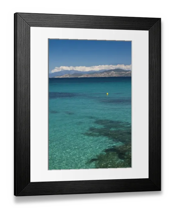 Framed Print : France, Corsica, Haute-Corse Department, La Balagne Region, Ile Rousse, water view