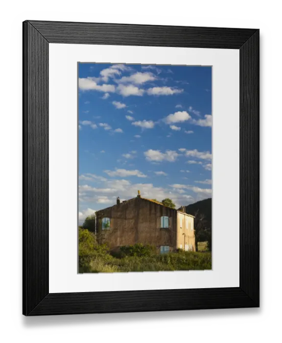 Framed Print : France, Corsica, Haute-Corse Department, Fiumorbo Region, Abazia, farmhouse, sunset Framed Print : France, Corsica, Haute-Corse Department, Fiumorbo Region, Abazia, farmhouse, sunset