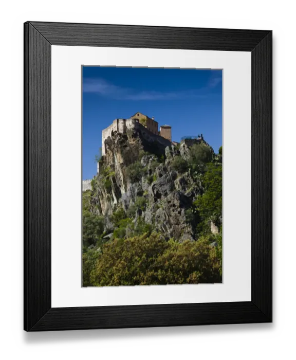 Framed Print : France, Corsica, Haute-Corse Department, Central Mountains Region, Corte, Citadel Framed Print : France, Corsica, Haute-Corse Department, Central Mountains Region, Corte, Citadel