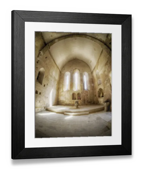 Framed Print : Europe; France; Provence; Chapel of the small abbaye of Saint Hilaire Framed Print : Europe; France; Provence; Chapel of the small abbaye of Saint Hilaire