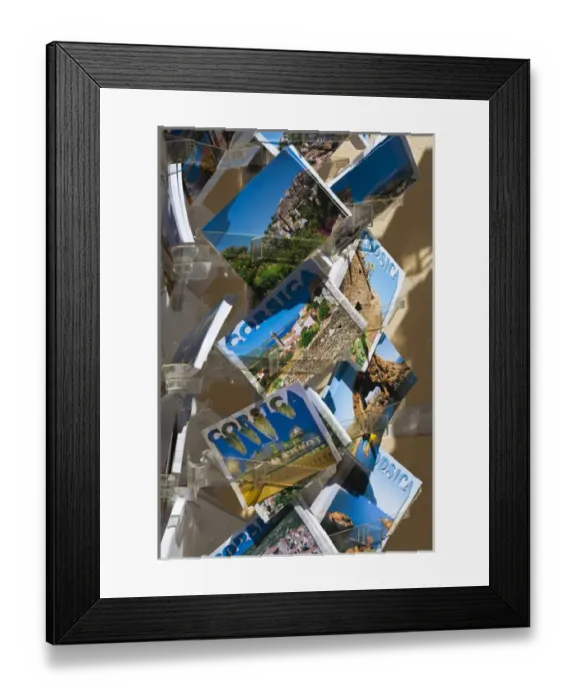 Framed Print : France, Corsica, Haute-Corse Department, La Balagne Region, Ile Rousse, souvenir Framed Print : France, Corsica, Haute-Corse Department, La Balagne Region, Ile Rousse, souvenir