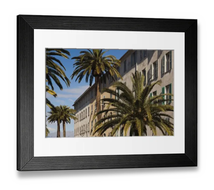 Framed Print : France, Corsica, Corse-du-Sud Department, Corsica West Coast Region, Ajaccio, building Framed Print : France, Corsica, Corse-du-Sud Department, Corsica West Coast Region, Ajaccio, building