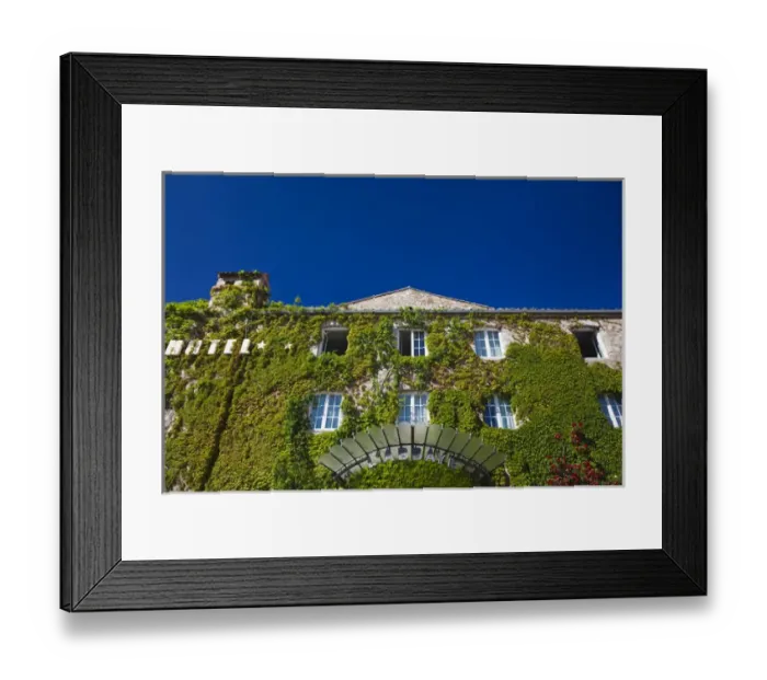 Framed Print : France, Corsica, Haute-Corse Department, La Balagne Region, Calvi, detail of Le Abbaye