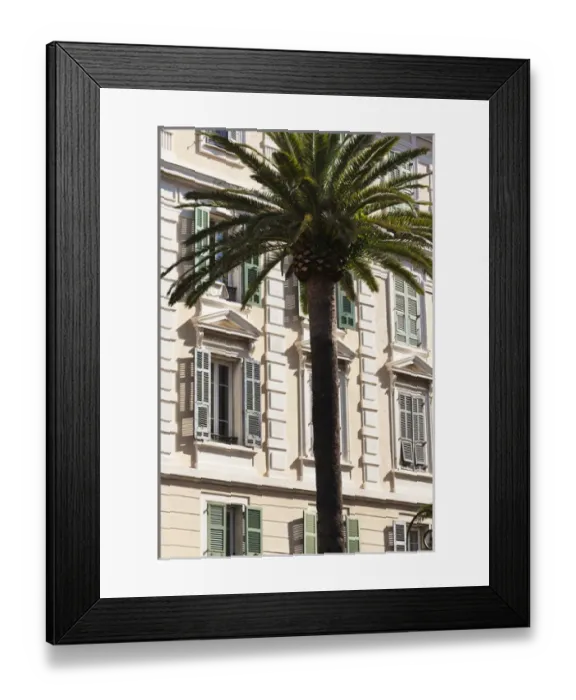 Framed Print : France, Corsica, Corse-du-Sud Department, Corsica West Coast Region, Ajaccio, building Framed Print : France, Corsica, Corse-du-Sud Department, Corsica West Coast Region, Ajaccio, building