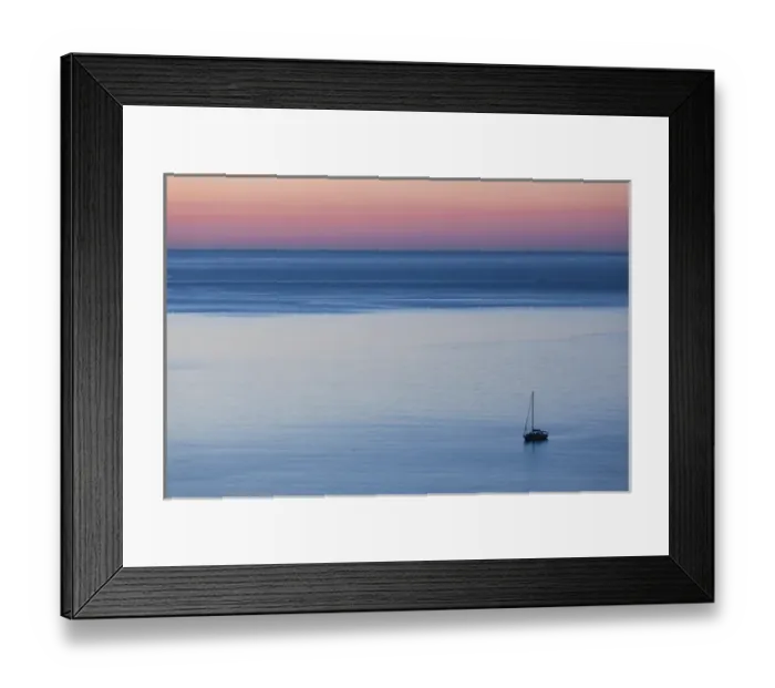 Framed Print : France, Corsica, Haute-Corse Department, Le Nebbio Region, St-Florent, elevated water view