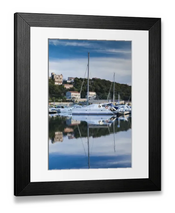 Framed Print : France, Corsica, Corse-du-Sud Department, Corsica South Coast Region, Porto Vecchio