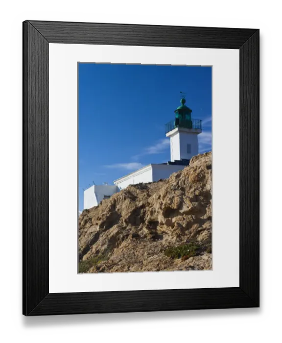 Framed Print : France, Corsica, Haute-Corse Department, La Balagne Region, Ile Rousse, Ile de la Pietra Framed Print : France, Corsica, Haute-Corse Department, La Balagne Region, Ile Rousse, Ile de la Pietra