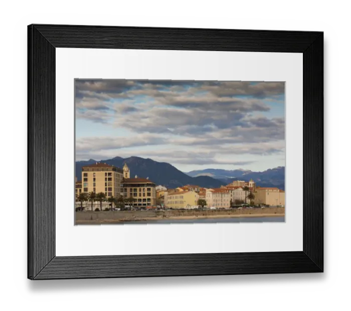Framed Print : France, Corsica, Corse-du-Sud Department, Corsica West Coast Region, Ajaccio, city Framed Print : France, Corsica, Corse-du-Sud Department, Corsica West Coast Region, Ajaccio, city