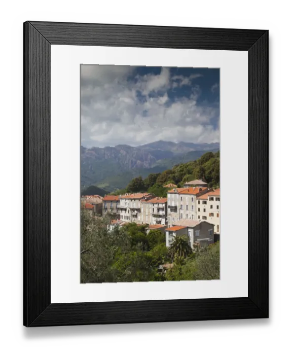 Framed Print : France, Corsica, Corse-du-Sud Department, La Alta Rocca Region, Ste-Lucie de Tallano Framed Print : France, Corsica, Corse-du-Sud Department, La Alta Rocca Region, Ste-Lucie de Tallano