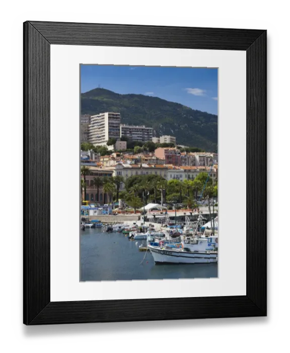 Framed Print : France, Corsica, Corse-du-Sud Department, Corsica West Coast Region, Ajaccio, city Framed Print : France, Corsica, Corse-du-Sud Department, Corsica West Coast Region, Ajaccio, city