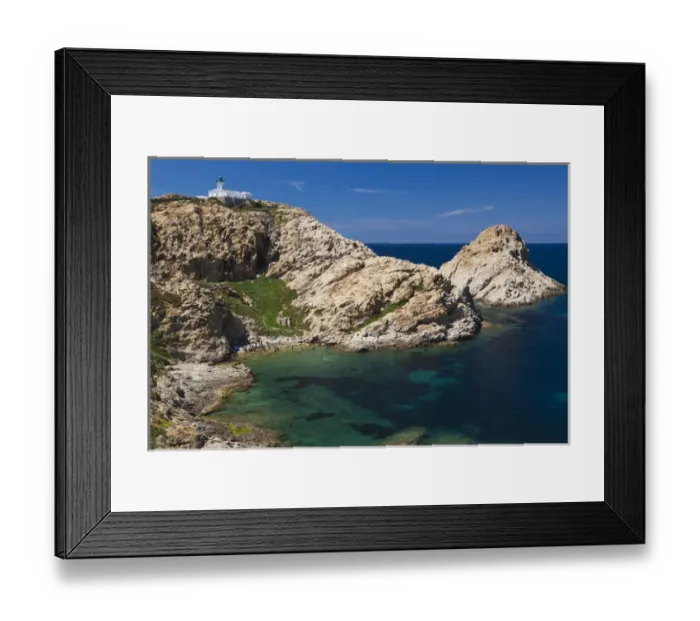 Framed Print : France, Corsica, Haute-Corse Department, La Balagne Region, Ile Rousse, Ile de la Pietra island Framed Print : France, Corsica, Haute-Corse Department, La Balagne Region, Ile Rousse, Ile de la Pietra island