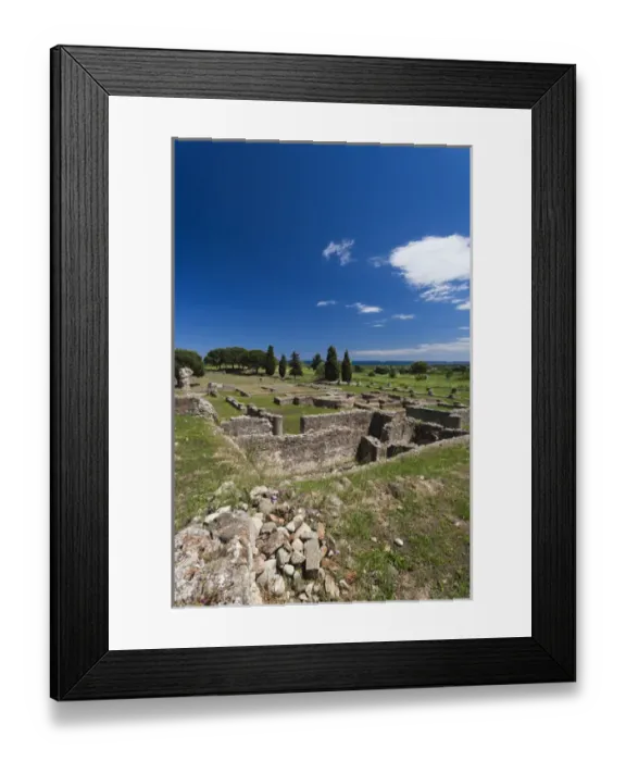Framed Print : France, Corsica, Haute-Corse Department, Costa Serena Region, Aleria, Ancient Aleria Framed Print : France, Corsica, Haute-Corse Department, Costa Serena Region, Aleria, Ancient Aleria