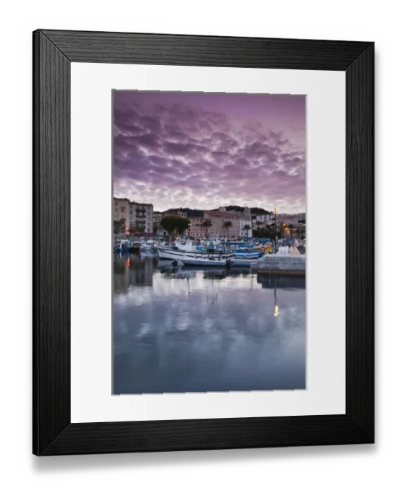 Framed Print : France, Corsica, Corse-du-Sud Department, Corsica West Coast Region, Ajaccio, city