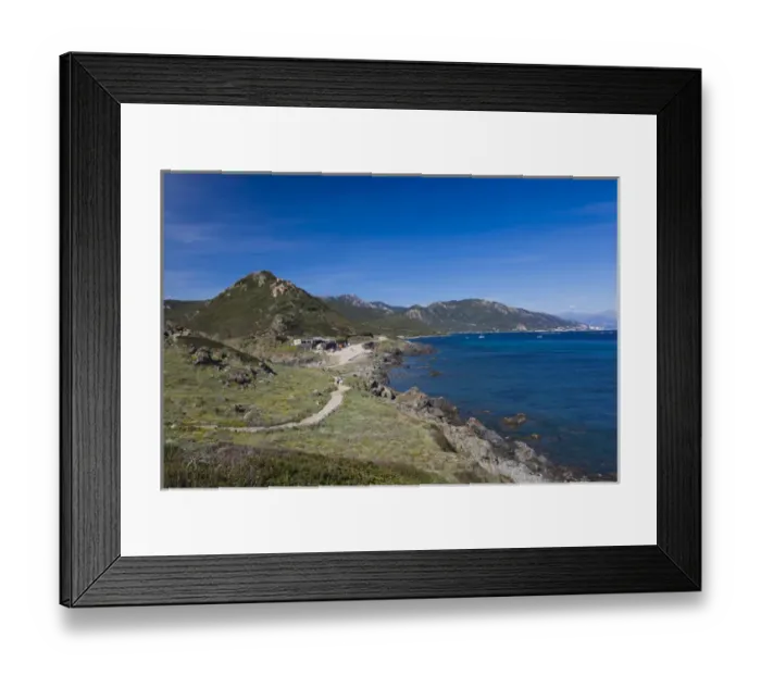 Framed Print : France, Corsica, Corse-du-Sud Department, Corsica West Coast Region, Ajaccio-area