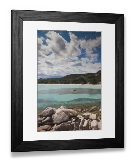 Framed Print : France, Corsica, Corse-du-Sud Department, Corsica South Coast Region, Porto Vecchio-area