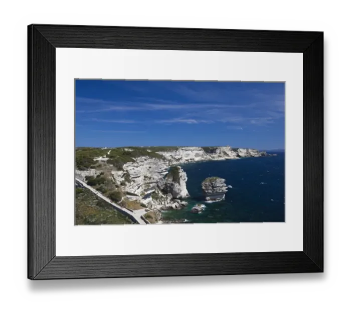Framed Print : France, Corsica, Corse-du-Sud Department, Corsica South Coast Region, Bonifacio Framed Print : France, Corsica, Corse-du-Sud Department, Corsica South Coast Region, Bonifacio