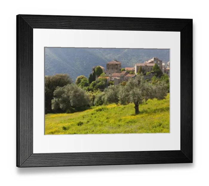 Framed Print : France, Corsica, Corse-du-Sud Department, La Alta Rocca Region, Ste-Lucie de Tallano Framed Print : France, Corsica, Corse-du-Sud Department, La Alta Rocca Region, Ste-Lucie de Tallano