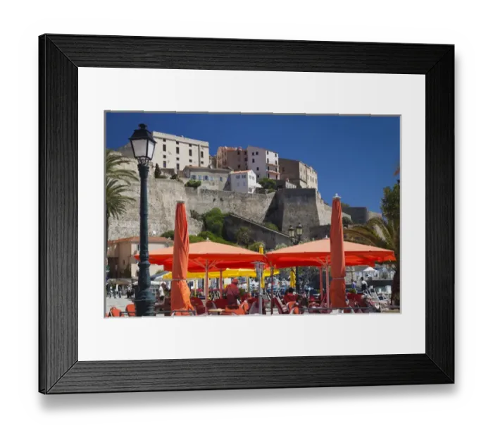 Framed Print : France, Corsica, Haute-Corse Department, La Balagne Region, Calvi, Port de Plaissance Framed Print : France, Corsica, Haute-Corse Department, La Balagne Region, Calvi, Port de Plaissance