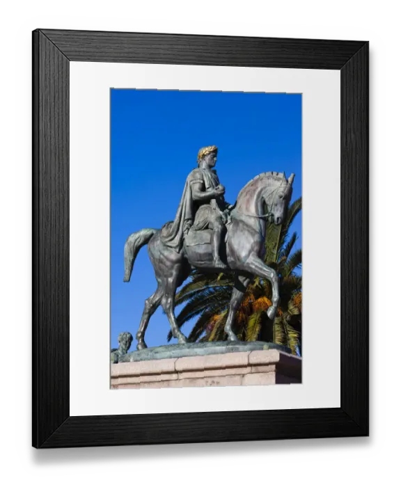 Framed Print : France, Corsica, Corse-du-Sud Department, Corsica West Coast Region, Ajaccio, Place Framed Print : France, Corsica, Corse-du-Sud Department, Corsica West Coast Region, Ajaccio, Place