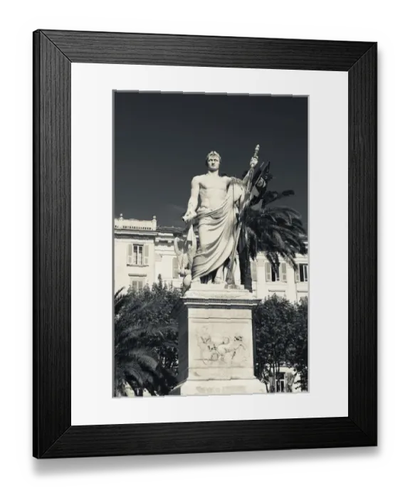 Framed Print : France, Corsica, Haute-Corse Department, Le Cap Corse, Bastia, Place St-Nicolas Framed Print : France, Corsica, Haute-Corse Department, Le Cap Corse, Bastia, Place St-Nicolas