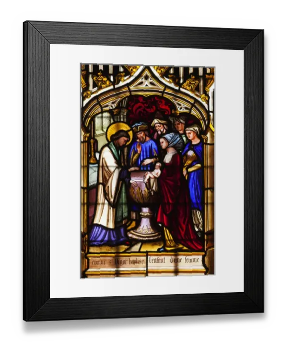 Framed Print : France, Normandy Region, Calvados Department, Bayeux, Cathedrale Notre Dame cathedral
