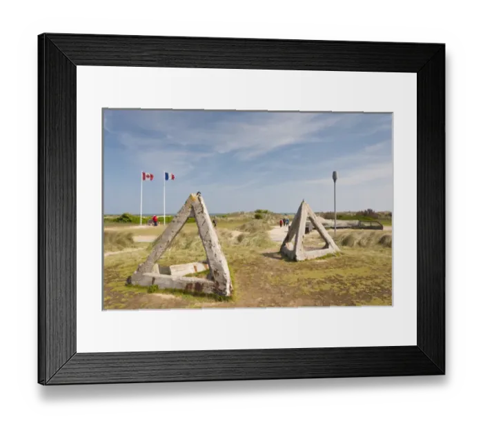 Framed Print : France, Normandy Region, Calvados Department, D-Day Beaches Area, Courseulles Sur Mer Framed Print : France, Normandy Region, Calvados Department, D-Day Beaches Area, Courseulles Sur Mer