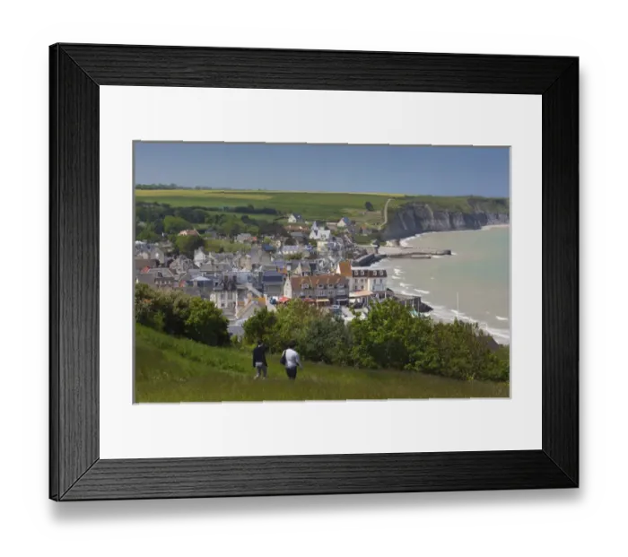 Framed Print : France, Normandy Region, Calvados Department, D-Day Beaches Area, Arromanches les Bains Framed Print : France, Normandy Region, Calvados Department, D-Day Beaches Area, Arromanches les Bains
